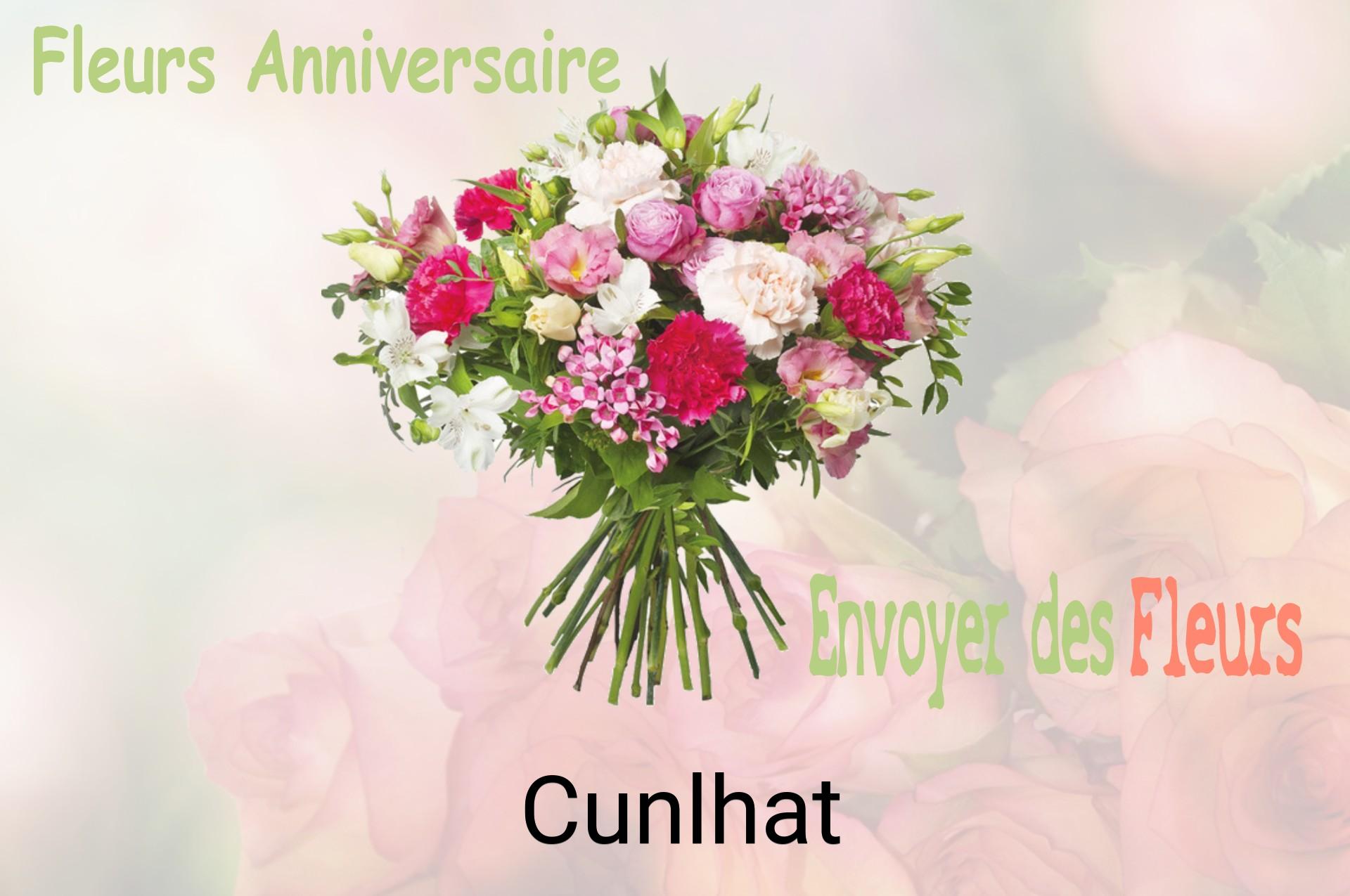 Bouquet de fleurs d’anniversaire livré à Cunlhat